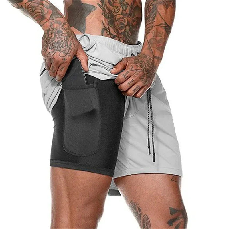 Men’s 2-in-1 Fitness Shorts