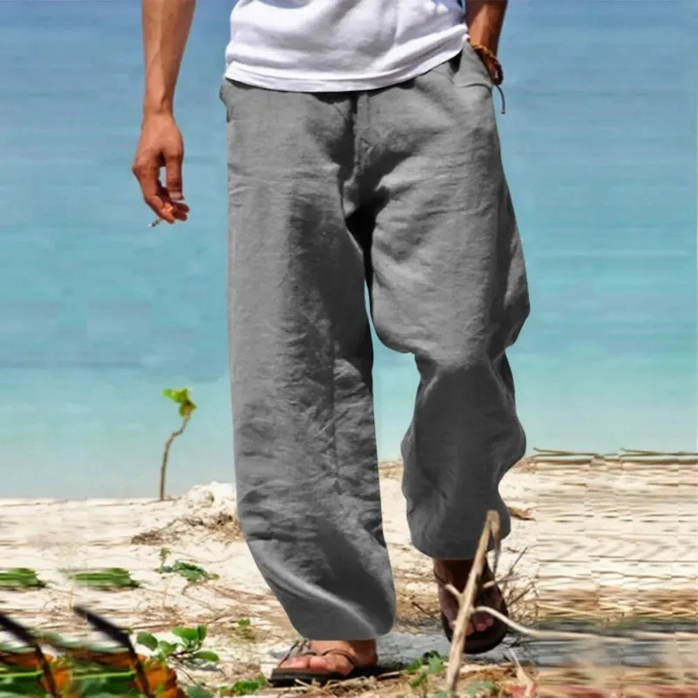 Men’s Linen Beach Pants
