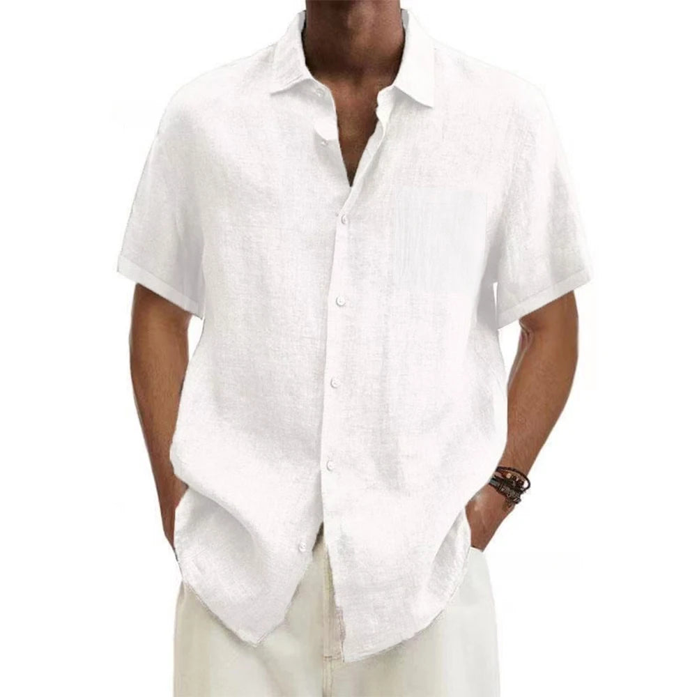 Men’s Cotton Linen Shirt