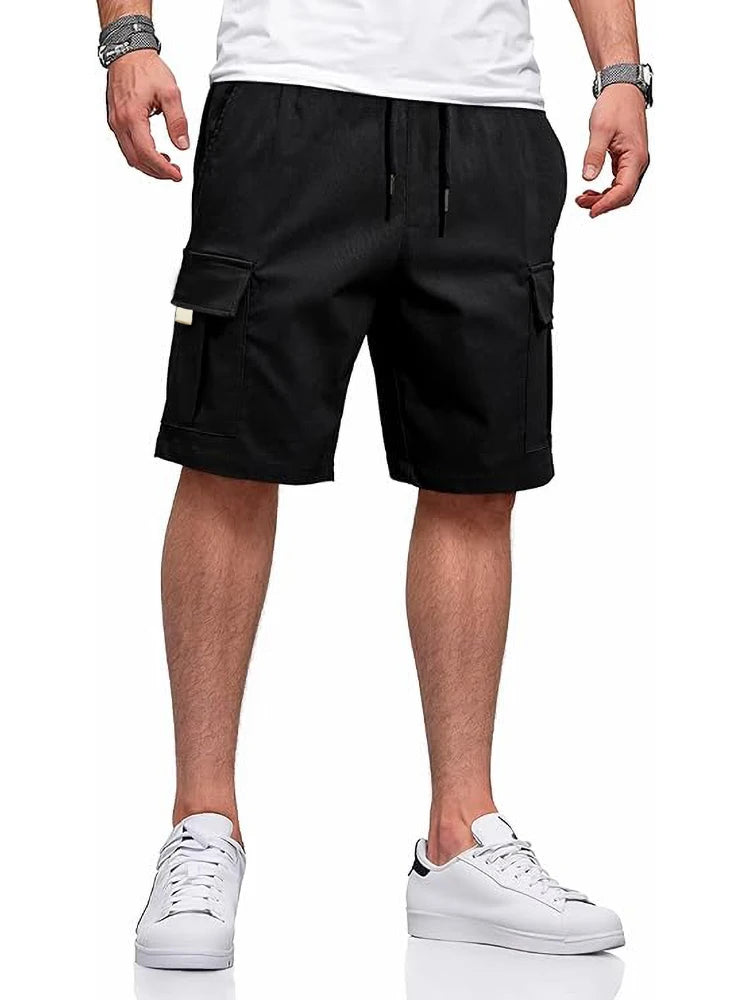Men’s Lightweight Multi-Pocket Cargo Shorts – Summer 2025
