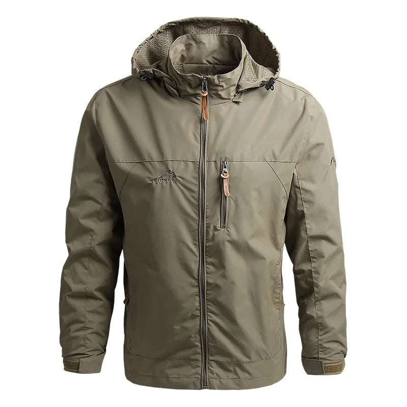Men's Waterproof Tactical Windbreaker