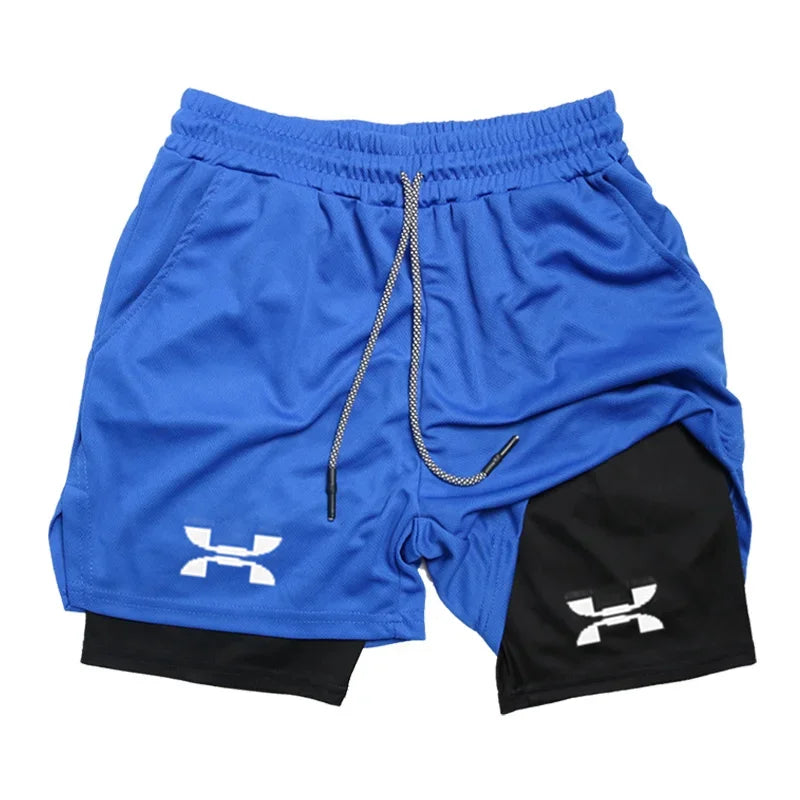 Men’s 2-in-1 Quick-Dry Running Shorts