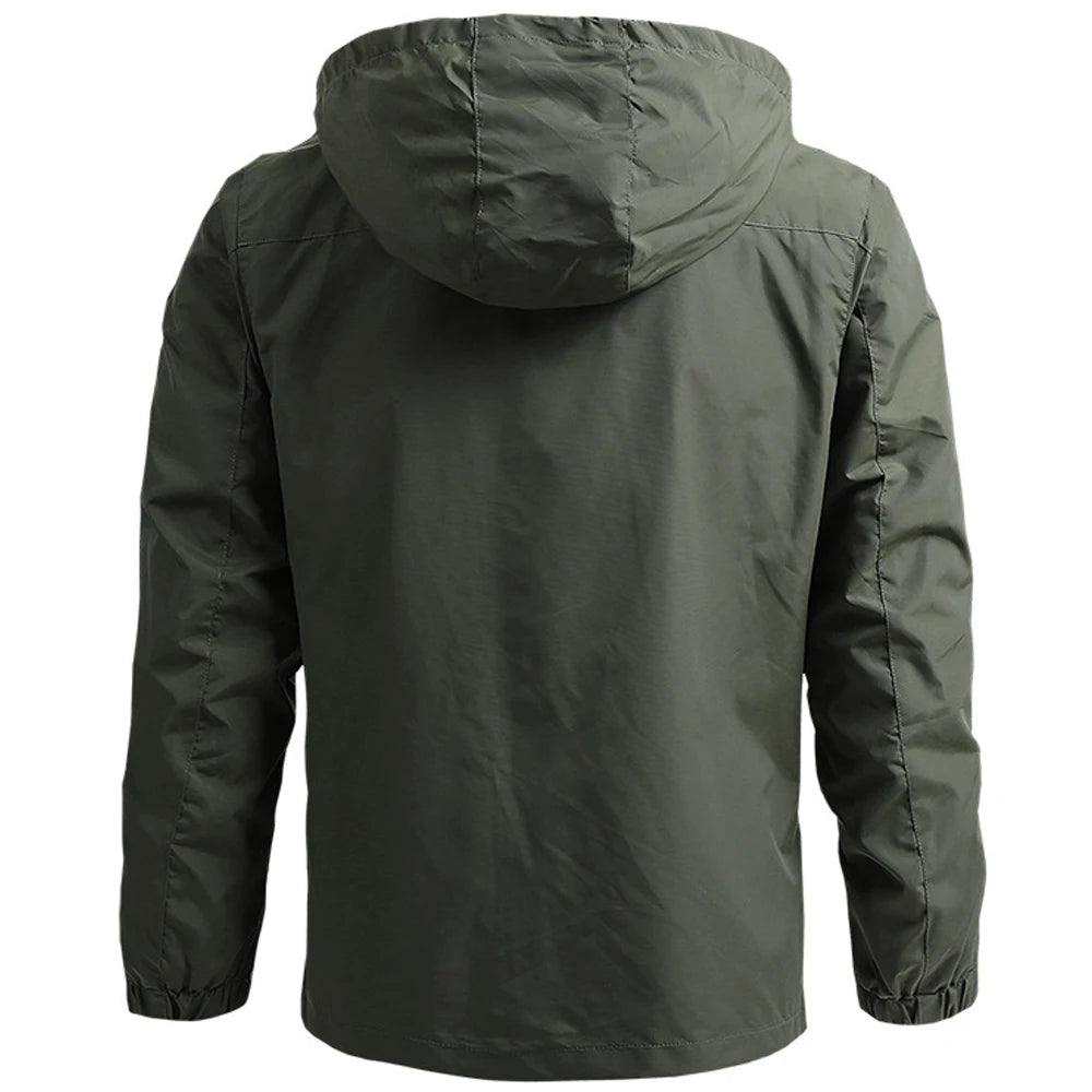 Men's Waterproof Tactical Windbreaker