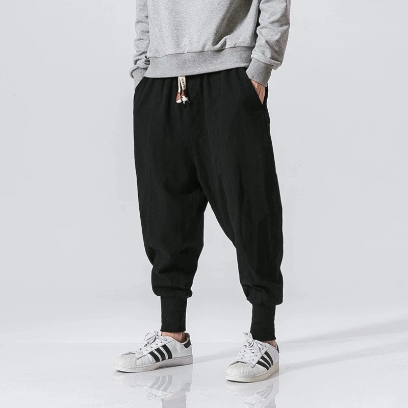 Men’s Cotton Linen Harem Pants