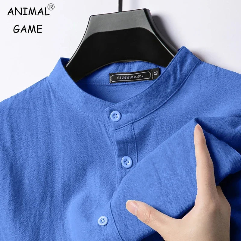 Men’s Linen Cotton Shirt