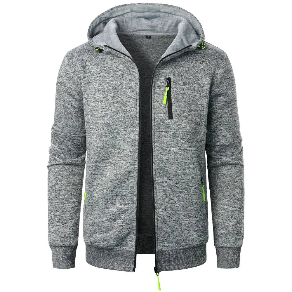 Men's Sports Hooded Sweatshirt Jacket