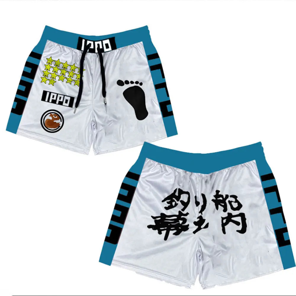 Anime 3D Printed Men’s Gym Shorts