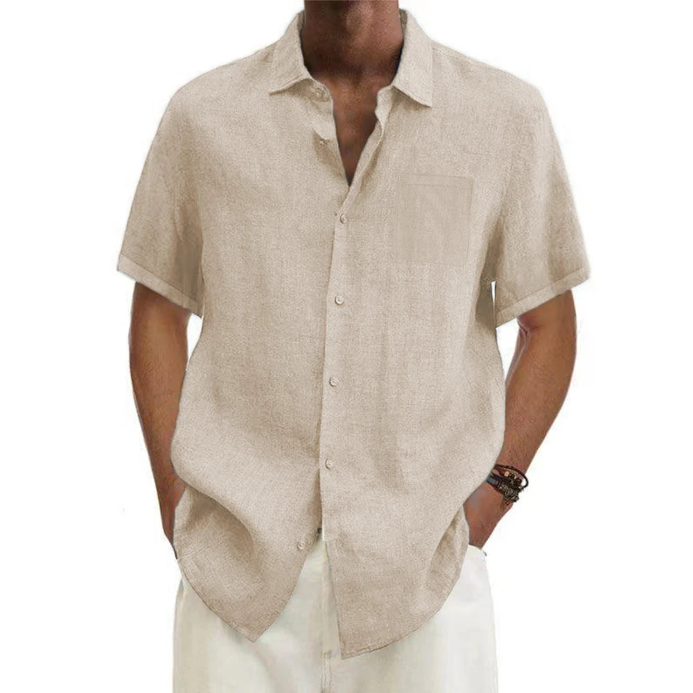 Men’s Cotton Linen Shirt