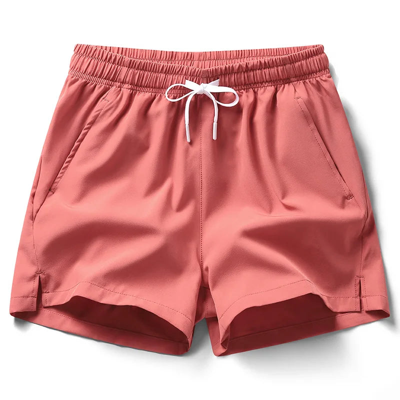 Unisex 3-in-1 Sports Shorts with Zippered Pockets