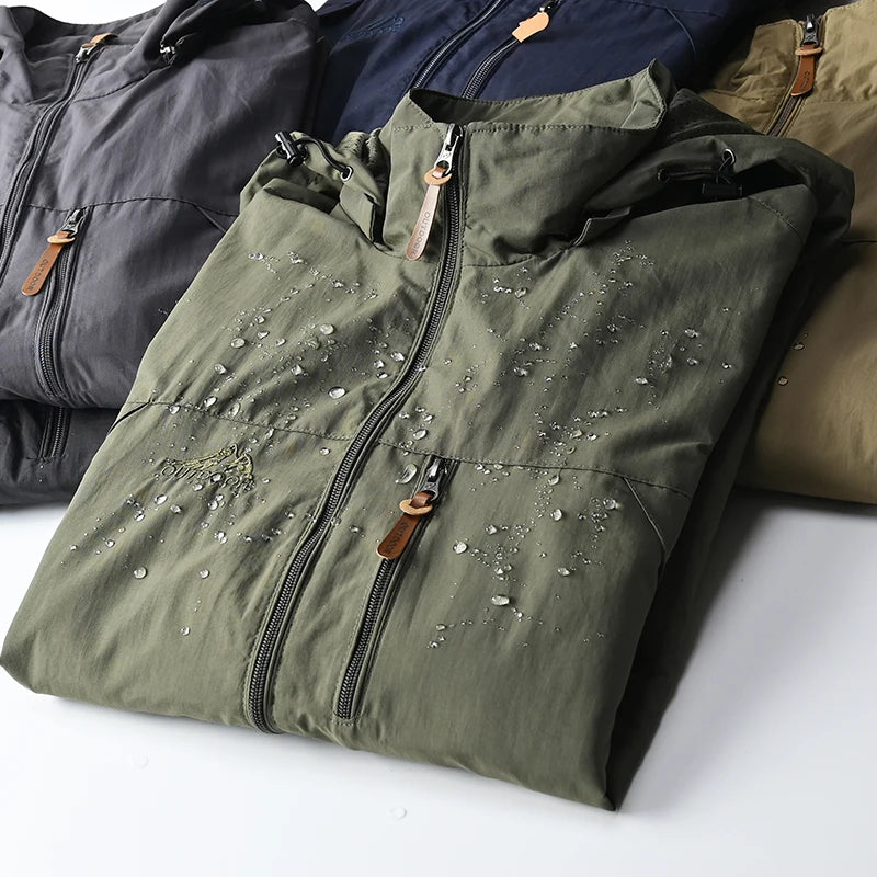 Men's Waterproof Tactical Windbreaker