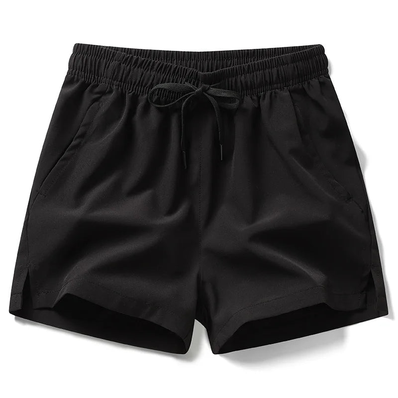 Unisex 3-in-1 Sports Shorts with Zippered Pockets