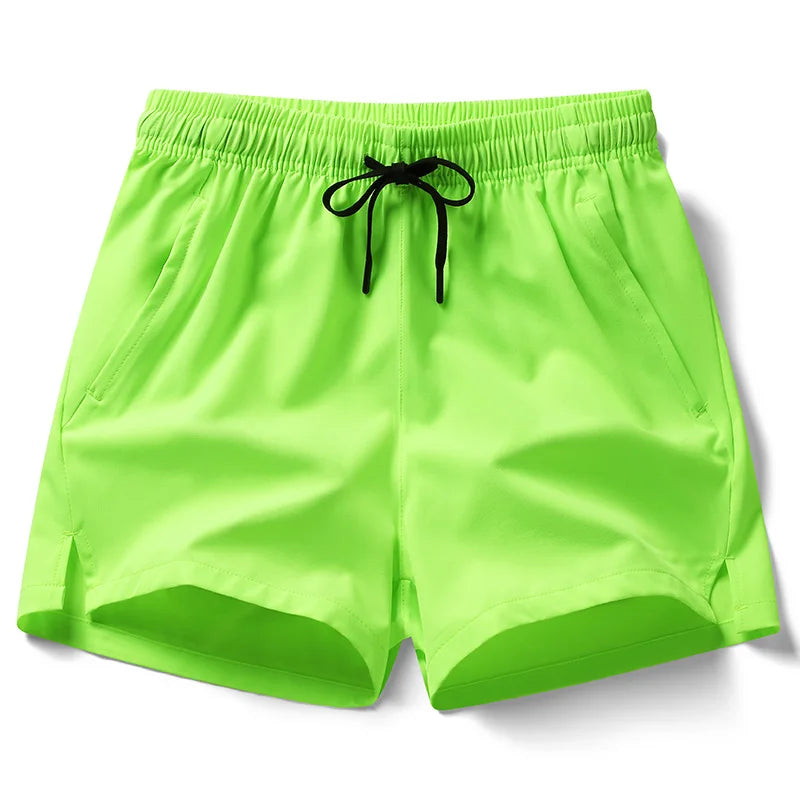 Unisex 3-in-1 Sports Shorts with Zippered Pockets