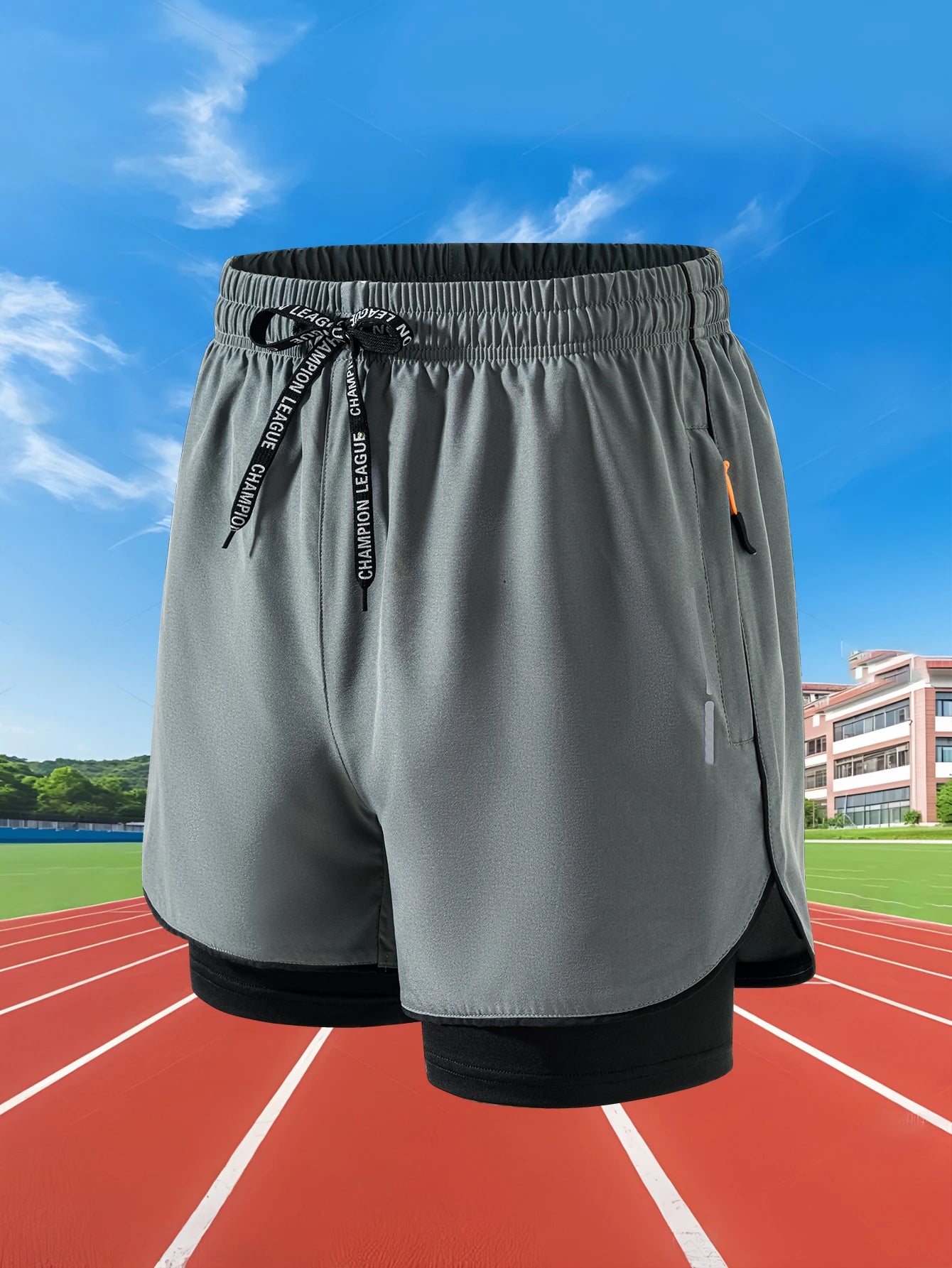 Men’s 2-in-1 Quick-Dry Running Shorts