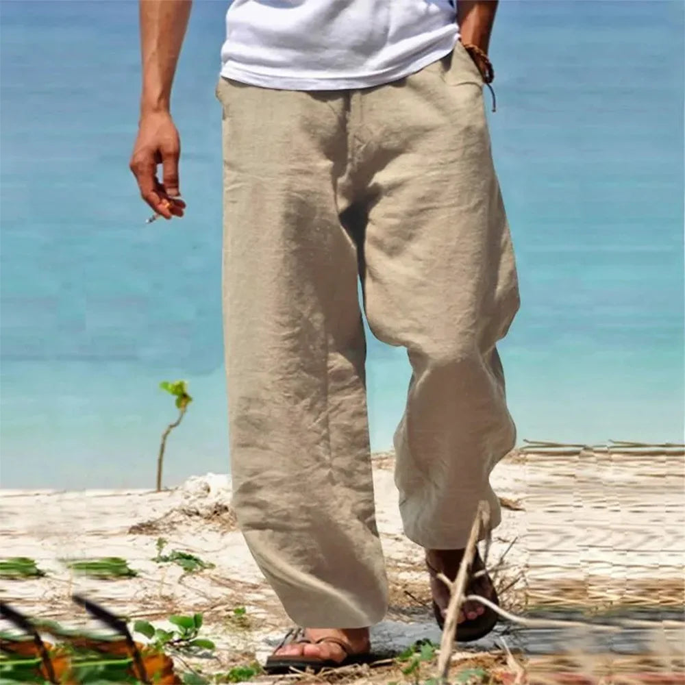 Men’s Linen Beach Pants