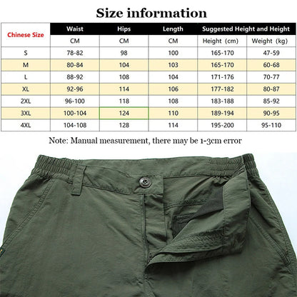 Men’s Summer Tactical Cargo Pants