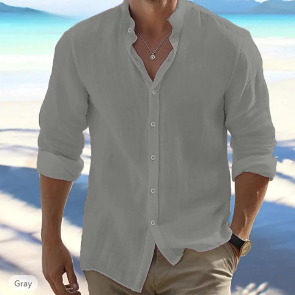 Men’s Cotton Linen Shirt