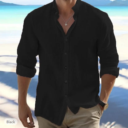Men’s Cotton Linen Shirt