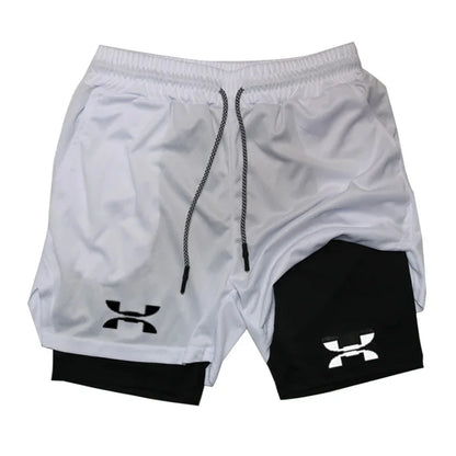 Men’s 2-in-1 Quick-Dry Running Shorts