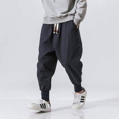 Men’s Cotton Linen Harem Pants