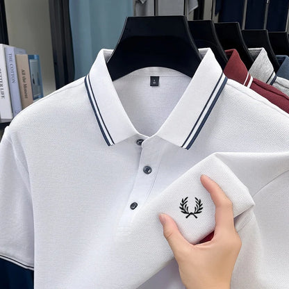 Men’s Zipper Polo Shirt