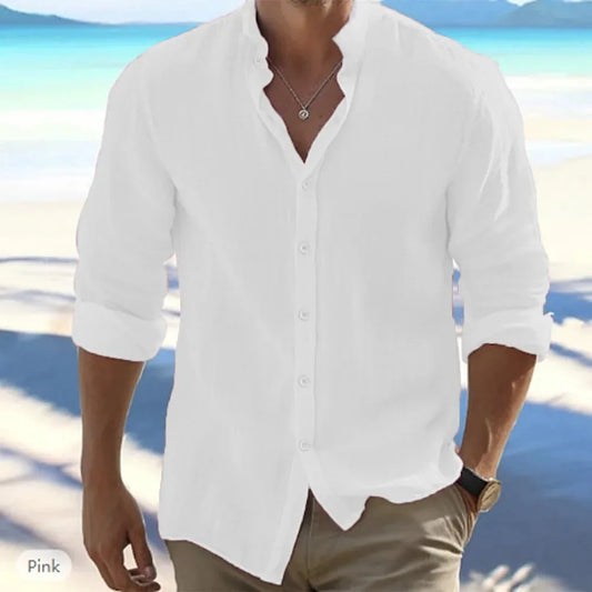 Men’s Cotton Linen Shirt