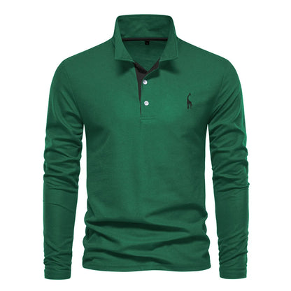 Men's AIOPESON Deer Embroidery Polo