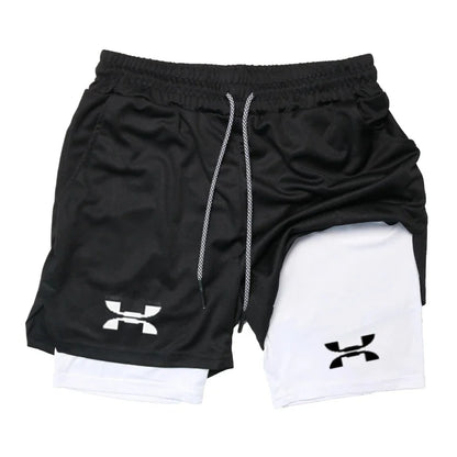 Men’s 2-in-1 Quick-Dry Running Shorts