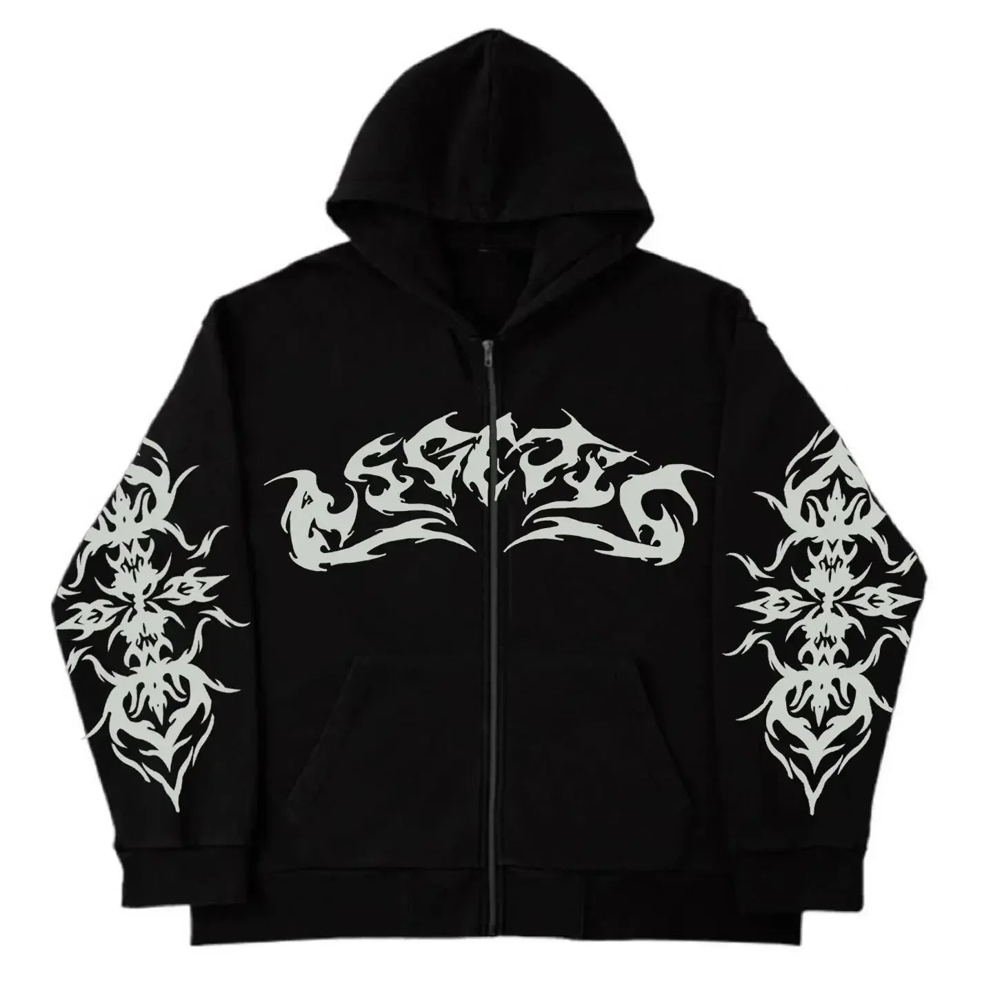 Unisex Y2K Retro Printed Hoodie