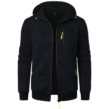 Men's Sports Hooded Sweatshirt Jacket