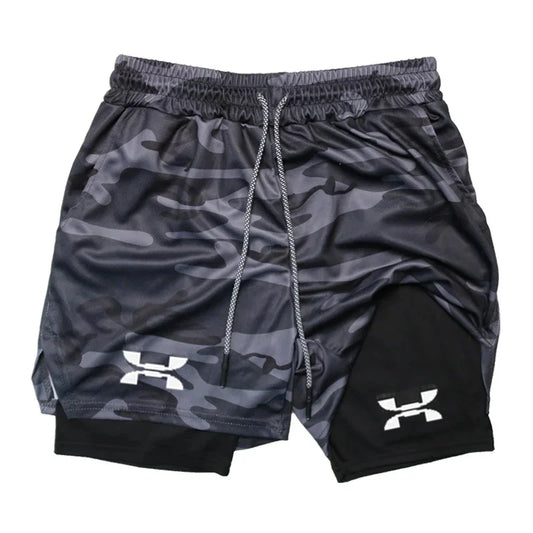 Men’s 2-in-1 Quick-Dry Running Shorts