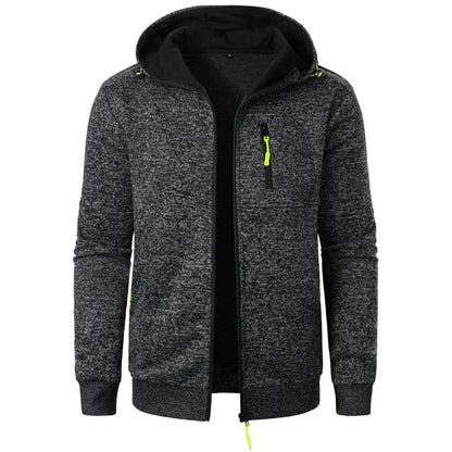 Men's Sports Hooded Sweatshirt Jacket