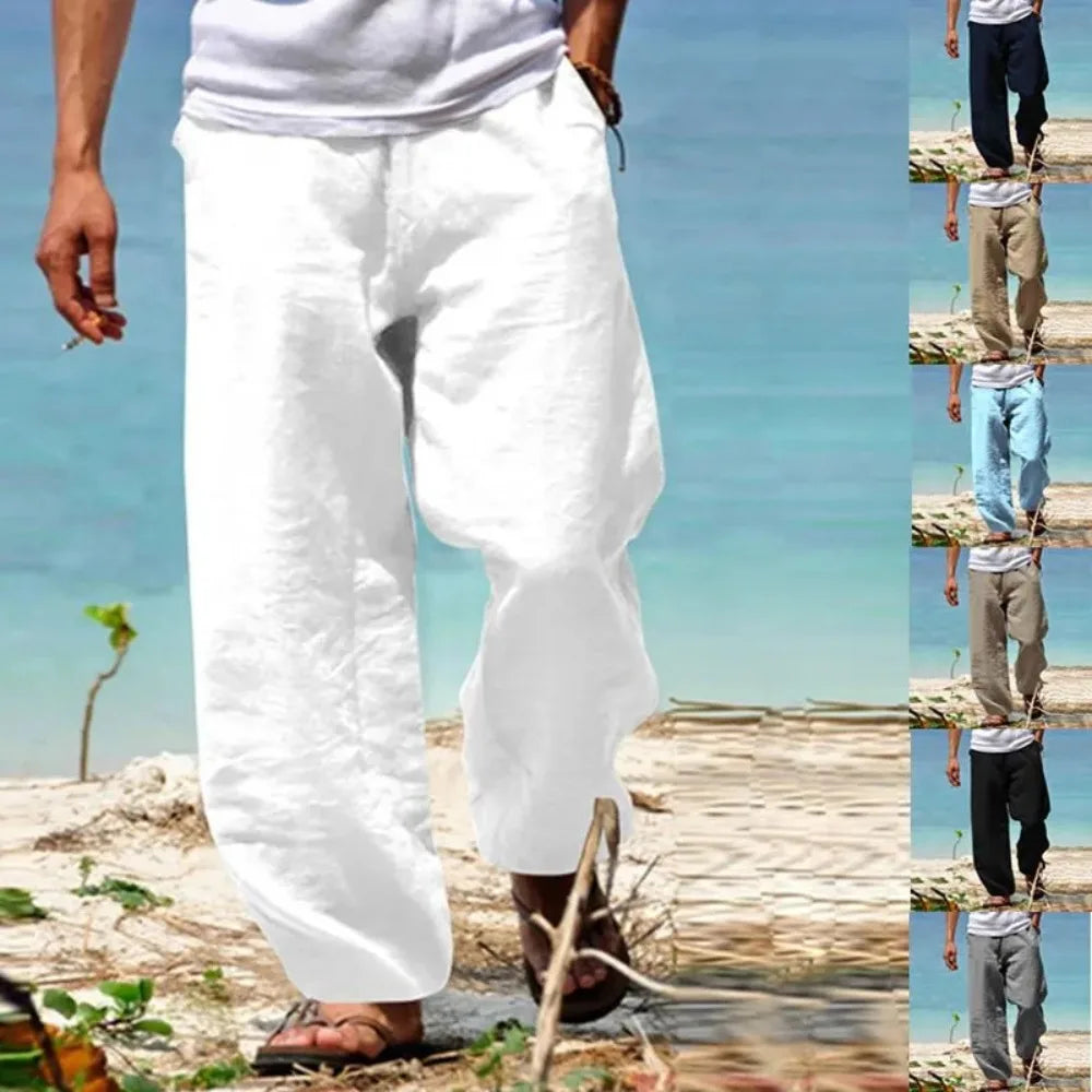 Men’s Linen Beach Pants