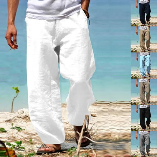 Men’s Linen Beach Pants