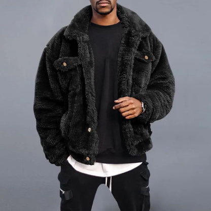 Men's Cozy Winter Plush Jacket