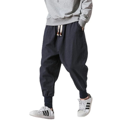Men’s Cotton Linen Harem Pants