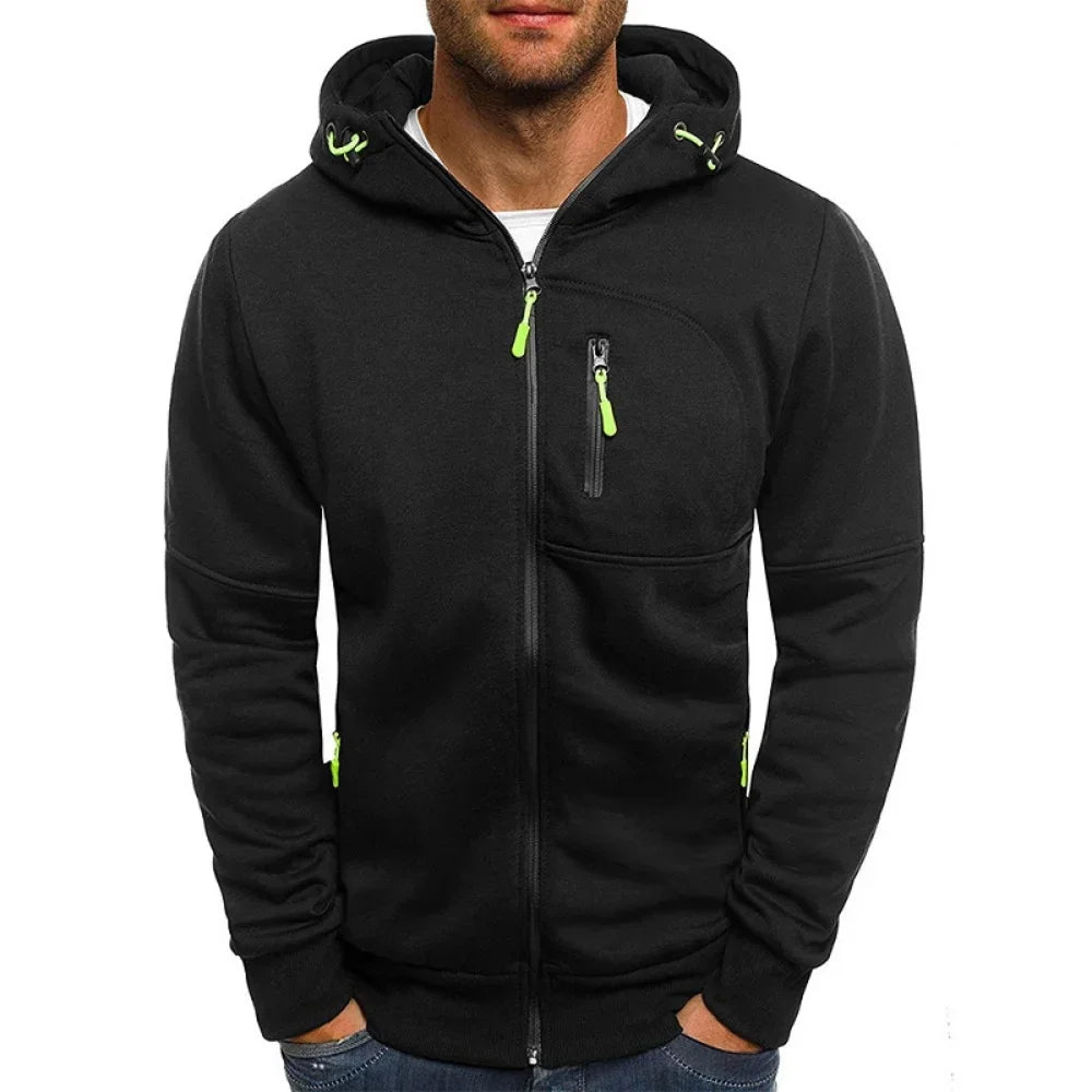 Men's Slim Fit Zipper Hoodie