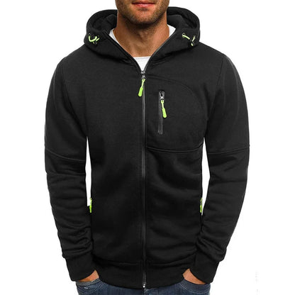 Men's Slim Fit Zipper Hoodie