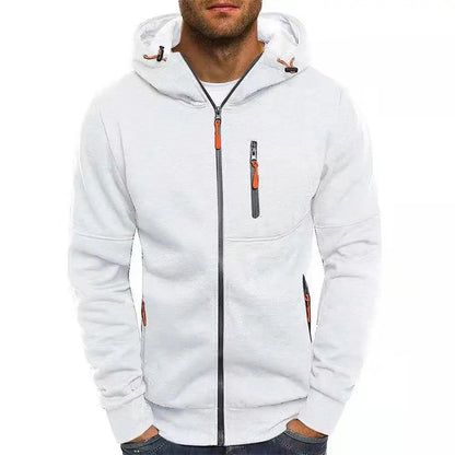 Men's Slim Fit Zipper Hoodie