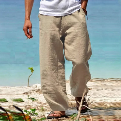 Men’s Linen Beach Pants