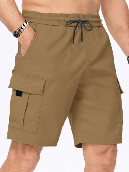 Men’s Lightweight Multi-Pocket Cargo Shorts – Summer 2025