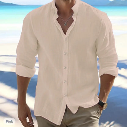 Men’s Cotton Linen Shirt
