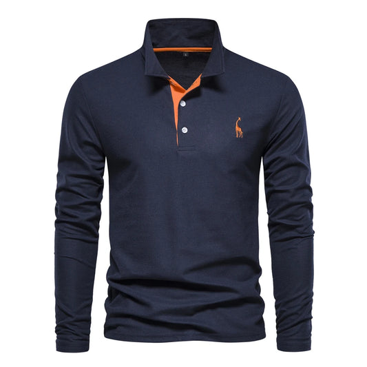 Men's AIOPESON Deer Embroidery Polo