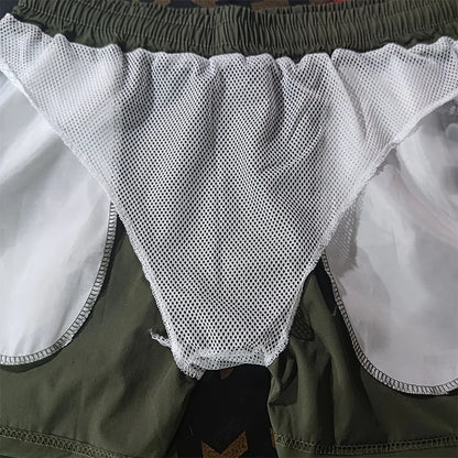 Men’s Quick-Dry Swim Trunks with Zipper Pockets