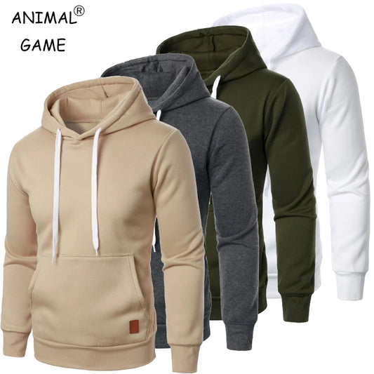 Men's Casual Drawstring Hoodie