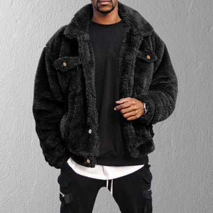 Men's Cozy Winter Plush Jacket