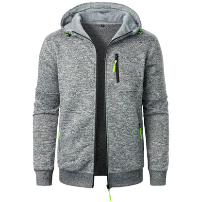 Men's Sports Hooded Sweatshirt Jacket