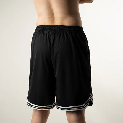 Men’s Striped Mesh Basketball Shorts