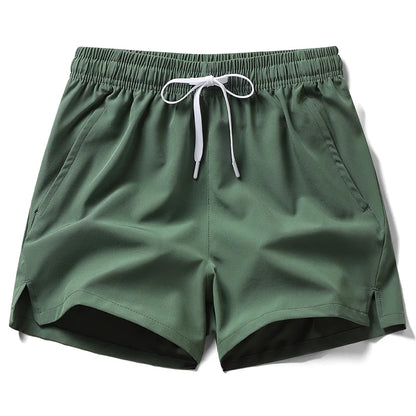 Unisex 3-in-1 Sports Shorts with Zippered Pockets