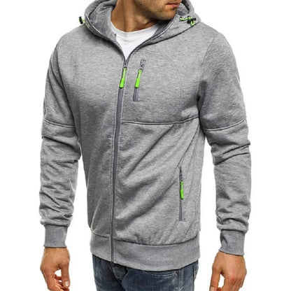 Men's Slim Fit Zipper Hoodie