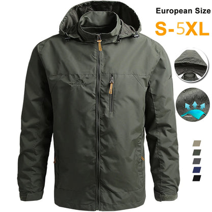 Men's Waterproof Tactical Windbreaker